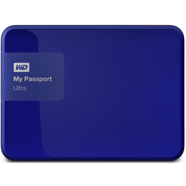 НЖМД WD 2.5 USB 3.0 1TB My Passport Ultra Noble Blue